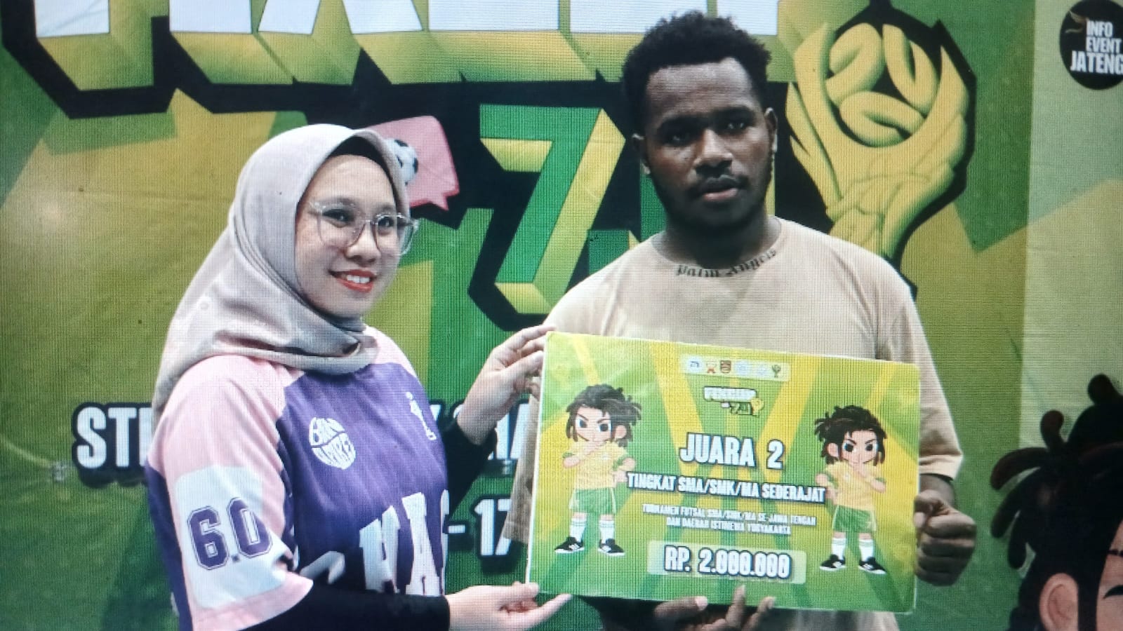 Awarding Juara 2 SMA (SMA SINT LOUIS)